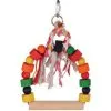 Trixie Bowed Bird Swing With Wood Coloured Blocks - 13x19cm -Bird Food Sales 4011905058283A