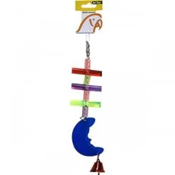 Avi One Bird Toy Acrylic Moon Sticks With Bell -Bird Food Sales 9325136130409A 2