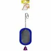 Avi One Parrot Toy Acrylic Oval Mirror With Bell -Bird Food Sales 9325136130416A