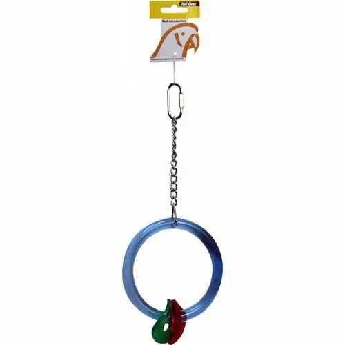 Avi One Parrot Toy Acrylic Ring - Medium 3 Avi One Parrot Toy Acrylic Ring - Medium