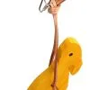 Avi One Wooden Bird With Leather Parrot Toy - 18cm X 22cm -Bird Food Sales 9325136149265A