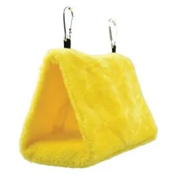 Prestige Pet Products Snuggle Pals Bird Hide Sturdy Plush Cosy Tent Hideaway Yellow Small -Bird Food Sales 97 PSP04816 1