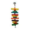 Cheeky Bird Block Stack Coloured Wooden Bird Toy Jumbo -Bird Food Sales ACBBSJ