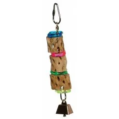 Pollys Pet Cactus Wood Tower Bird Toy Small 3.8 X 15cm -Bird Food Sales PS 0714 1